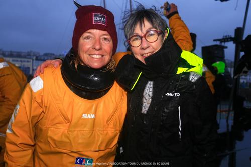 Christine Courtois aux côtés d'Alexia Barrier